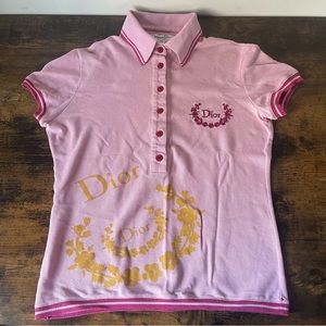 Christian Dior | Pink Polo Tee Shirt